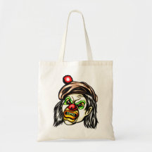 Payaso malvado desagradable bolsa