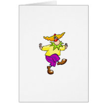 Payaso Prancing Tarjetas