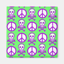 Paz adaptable de Skully Imán Para Frigorifico