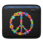 Paz adaptable del flower power del estallido fundas para iPads
