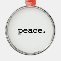 paz adorno de navidad