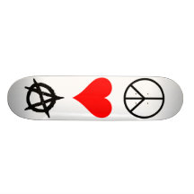 Paz, amor, anarquía monopatines personalizados