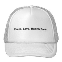 Paz. Amor. Atención sanitaria Gorras De Camionero
