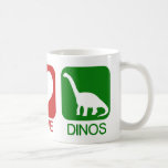 PAZ, AMOR, DINOS TAZAS DE CAFÉ