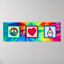 Paz, amor, magdalenas posters