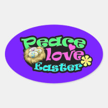 Paz, amor, Pascua Pegatinas