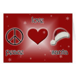 Paz, amor, Santa Felicitacion