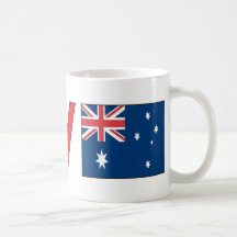 Paz Australia del amor Taza