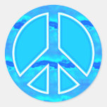 Paz azul helada etiquetas  