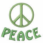 PAZ bordada del signo de la paz y de la palabra