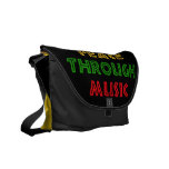 Paz con música bolsas de mensajeria