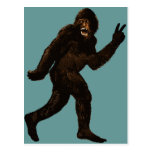 Paz de Bigfoot Tarjetas Postales
