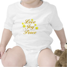 Paz de la alegría del amor camiseta