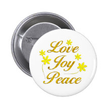 Paz de la alegría del amor pin