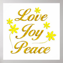 Paz de la alegría del amor poster