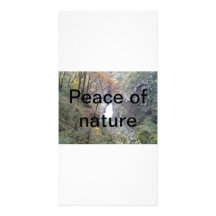 Paz de la naturaleza tarjeta fotografica  