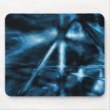 Paz de Mousemat, azul eléctrico Tapete De Ratones