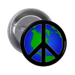 Paz de mundo pins