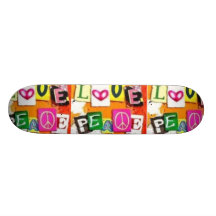 paz del amor patineta personalizada