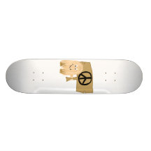 paz del melocotón patineta personalizada