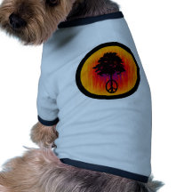 Paz determinada de Sun Camiseta De Mascota