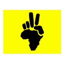 Paz en África Tarjetas Postales