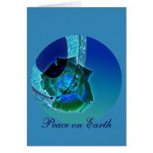Paz en la tierra tarjetas