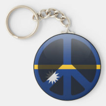 Paz en Nauru Llavero Personalizado