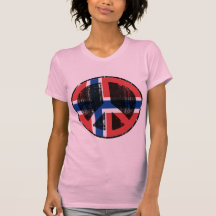 Paz en Noruega Camiseta