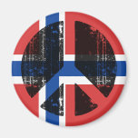 Paz en Noruega Imanes