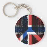 Paz en Noruega Llaveros Personalizados