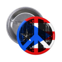Paz en Puerto Rico Pin