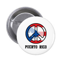 Paz en Puerto Rico Pin