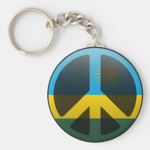 Paz en Rwanda Llaveros Personalizados