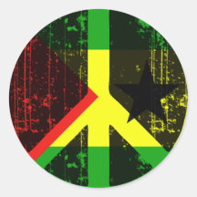 Paz en Sao Tome and Principe Pegatina