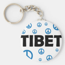 Paz en Tíbet Llaveros Personalizados