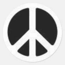 paz etiquetas redondas