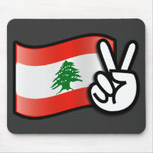 Paz Mousepad de Líbano Alfombrillas De Ratones