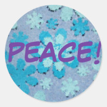¡PAZ! PEGATINA