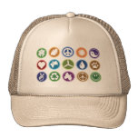 Paz/símbolos de Eco Gorros