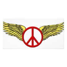 Paz Tarjeta Con Foto Personalizada
