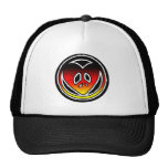 Paz y amor gorros bordados