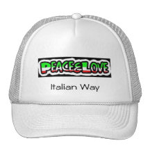 Paz y amor, manera italiana del gorra