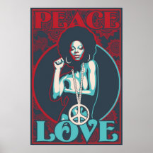Paz y amor posters