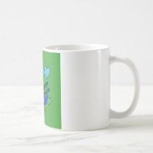Paz y amor taza de café