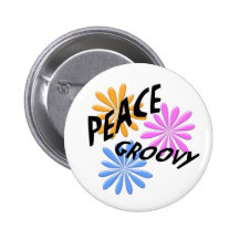 Paz y botón maravilloso pins