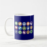 Paz y símbolos de Eco Taza