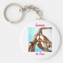 peace-4, Increace, la paz Llaveros Personalizados
