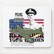 Pearl Harbor - galés - recuerde a sus héroes Alfombrillas De Ratones