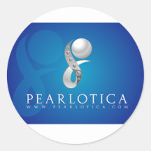 Pearlotica Etiqueta Redonda
